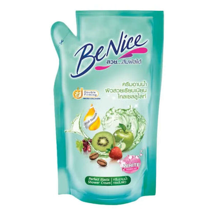 BeNice Shower Cream Perfect Elastic Double Firming in 400ml refill pouch
