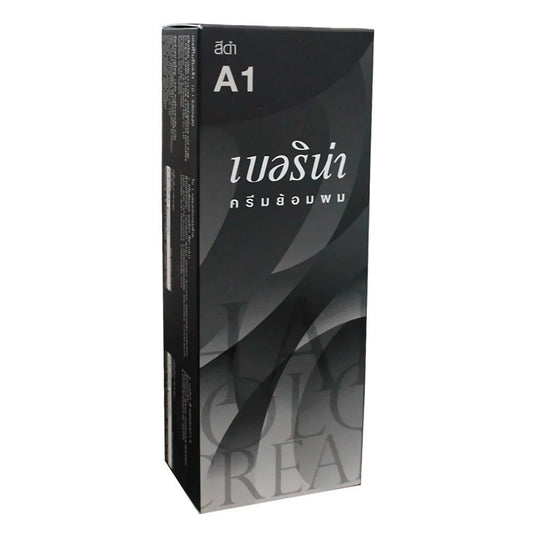 Berina Permanent Hair Color Cream A01 Black box packaging