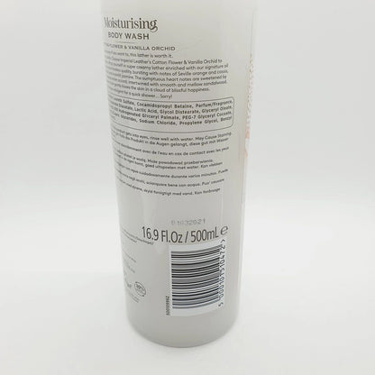 Imperial Leather Body Wash Cotton Flower Vanilla Orchid Moisturising Shower Gel Tube Bottle