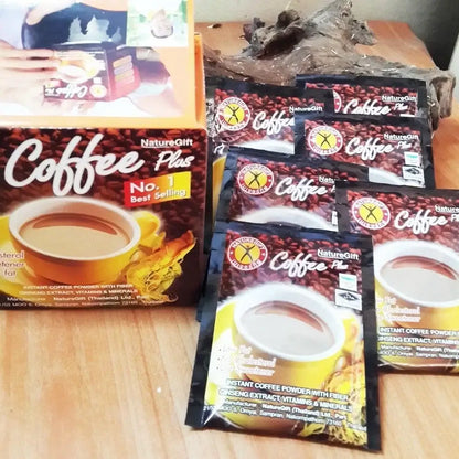 NatureGift Coffee Plus Instant Diet Coffee with Ginseng Fiber for Weight Loss 10 Sachets