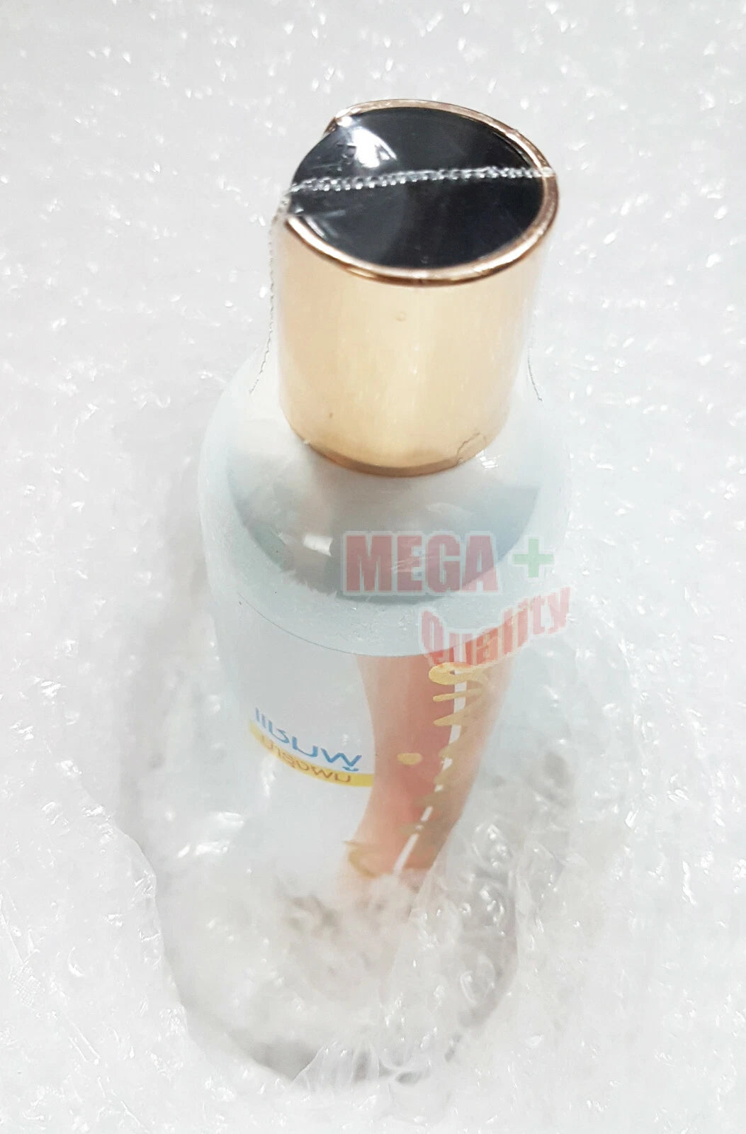 Genive Long Hair Shampoo bottle top cap view gold lid 265ml