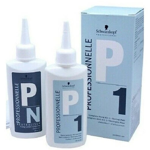 Schwarzkopf Perm Kit P1 professionnelle bottles and box front view