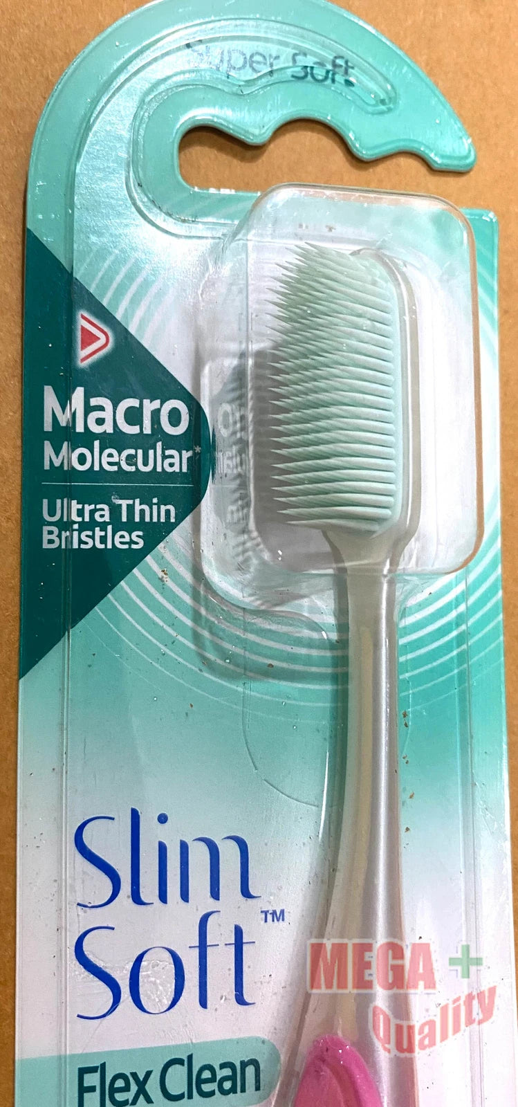 Colgate Slim Soft Flex Clean macro molecular ultra thin bristles toothbrush full blister pack