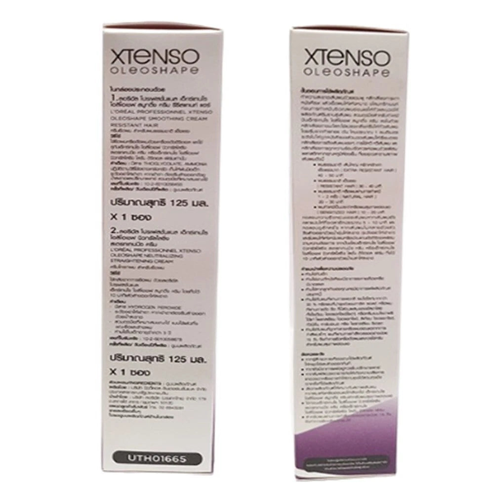 Loreal Xtenso Resistant Kit cream tubes back label view