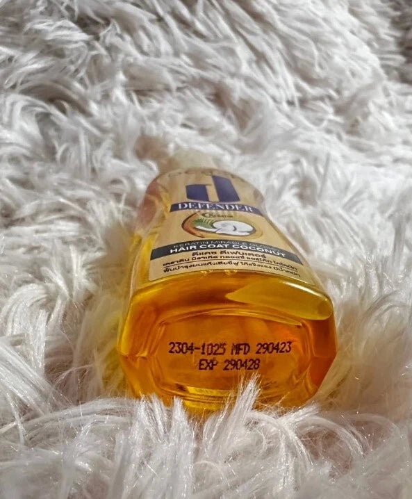 Dcash Defender Hair Coat coconut serum texture close up