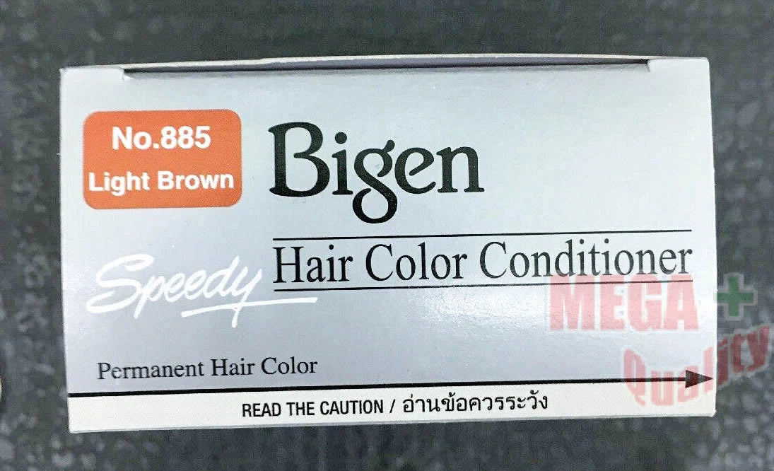 Bigen Speedy Hair Color cream colorant and developer tubes set