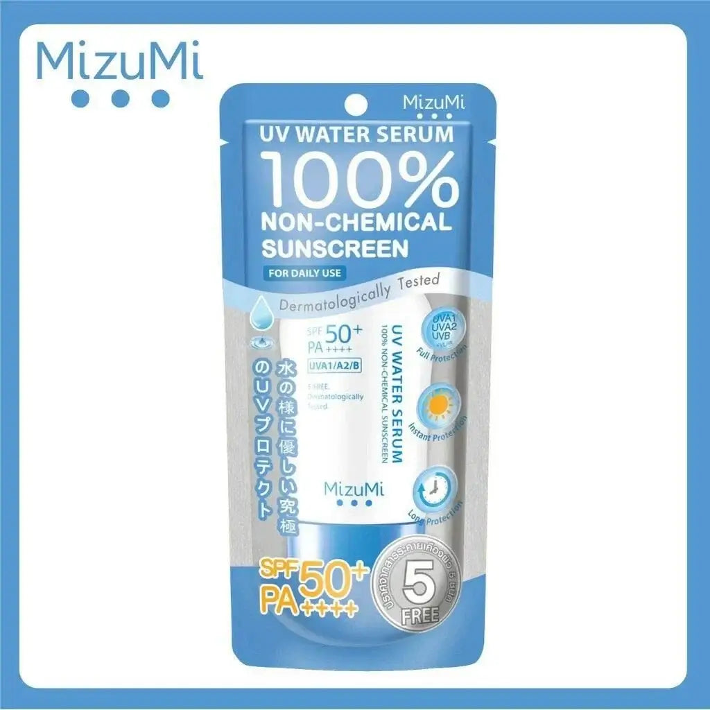 MizuMi UV Water Serum SPF50 PA++++ product in hand display