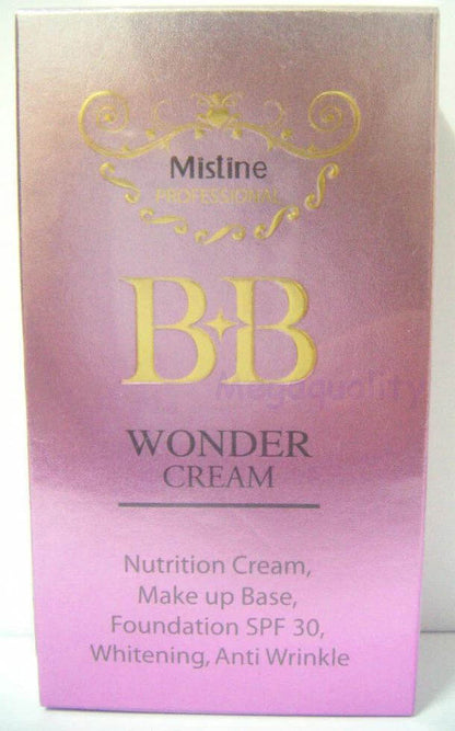 Mistine BB Wonder Cream packaging close up front label professional BB cream