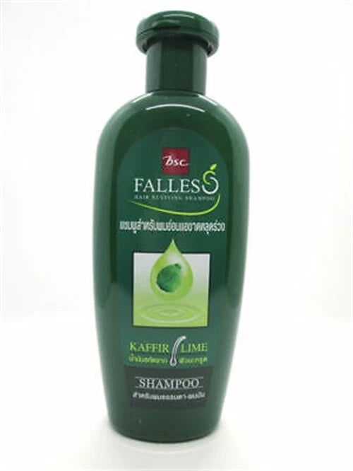 Falless Kaffir Lime Shampoo 180ml bottle for hair reviving with natural extracts.