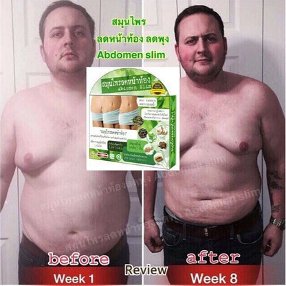 Natural Thai Herbal Abdomen Slim Belly Detox Pills for Weight Loss 30 Capsules