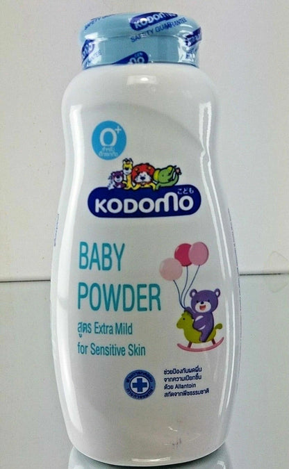 Kodomo Baby Powder Extra Mild product front label extra mild formula