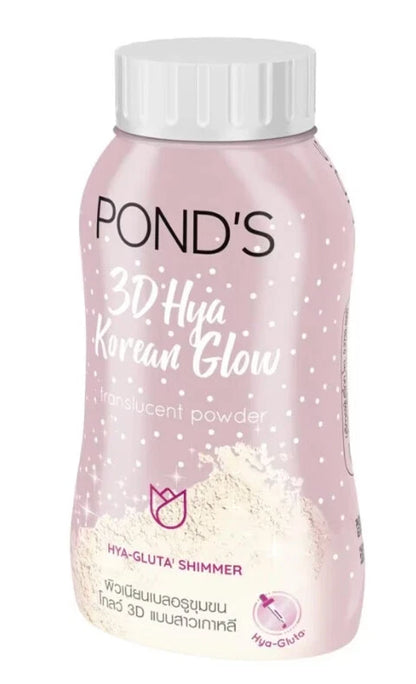 Pond's 3D Hya Korean Glow Powder shimmer translucent powder packaging side view