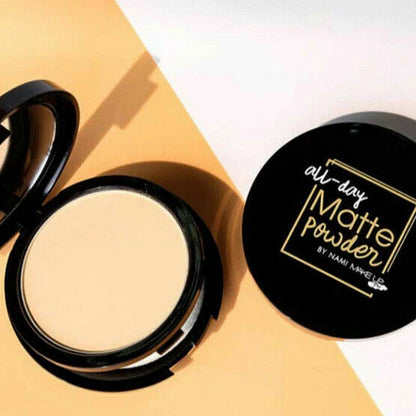 Nami All Day Matte BB Powder open compact showing powder texture