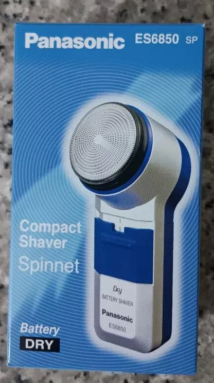 Panasonic ES6850 Shaver original retail packaging compact dry electric shaver box front view
