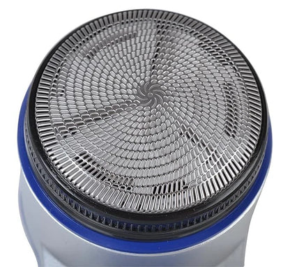 Panasonic ES6850 Shaver stainless steel spinnet foil shaving head close up detail