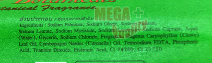 Ingredients list for Parrot Botanicals Soap with Thai floral fragrance, showcasing natural ingredients for skincare.