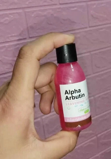 Alpha Arbutin Leavening Serum Leave In Intensive Hair Care Pump Bottle