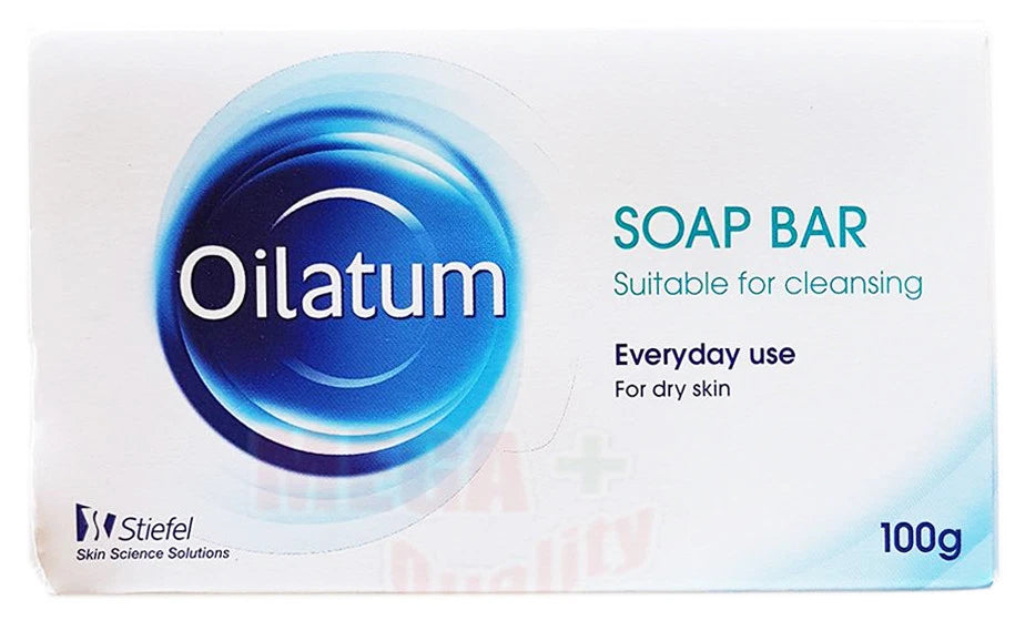 OILATUM SOAP BAR DRY SKIN front product package gentle moisturizing soap bar 100g