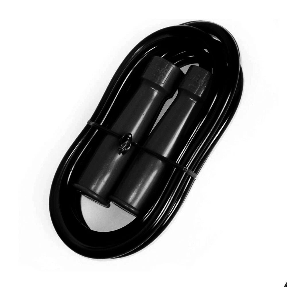 Twins Special Jump Rope SR2 coiled black skipping rope for Muay Thai and fitness training