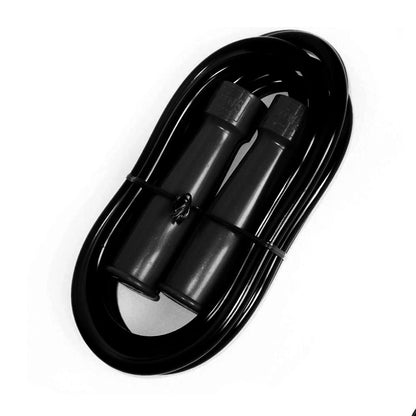 Twins Special Jump Rope SR2 coiled black skipping rope for Muay Thai and fitness training
