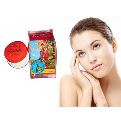 3 x Kuan Im Pearl Cream for Acne Freckles Whitening Face Spot Remover 3g Thai Herbal