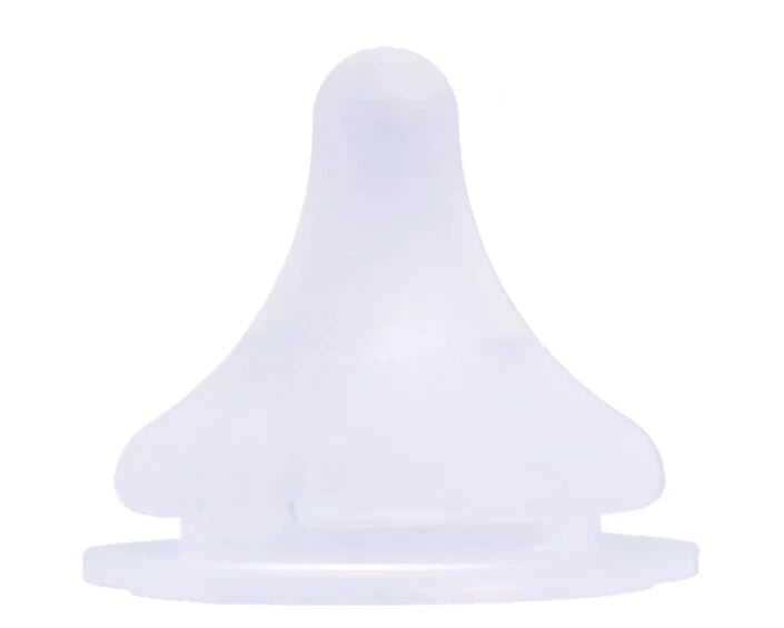 Pigeon SofTouch Wide Neck Nipple SS 0+ Months 2-Pack Peristaltic Plus Baby Bottle Teats
