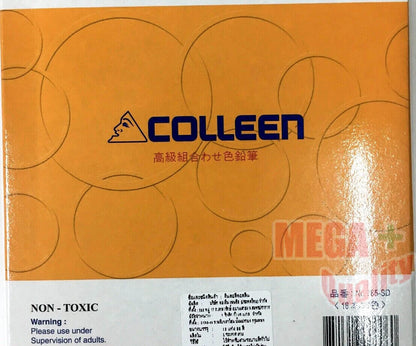 Colleen Coloured Pencils No.785 Twin Tip Art Set Packaging Back View