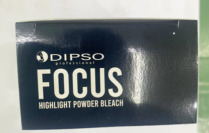 DIPSO Focus Bleach Powder top view packaging logo and branding