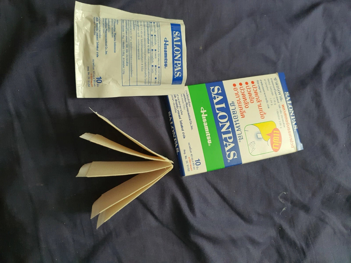 50 Salonpas Pain Relief Patches for Muscle Back Neck Joint Ache 10 Sheets x 5 Packs