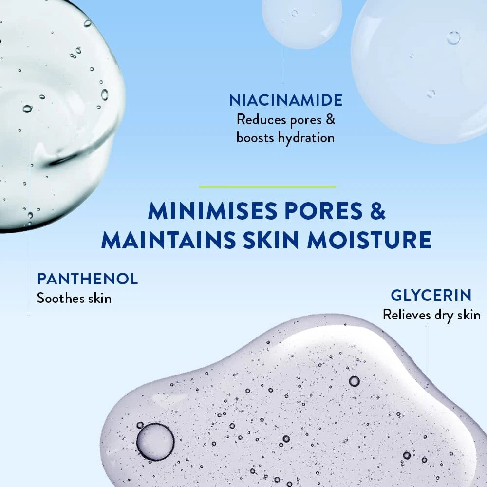 Cetaphil Oily Skin Cleanser gentle formula texture and skincare illustration