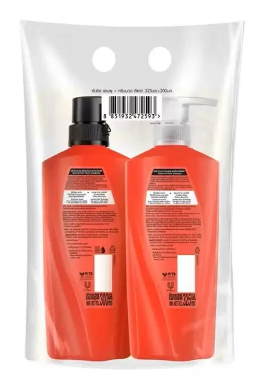 Sunsilk Diamond Shine shampoo and conditioner twin pack in transparent pouch packaging