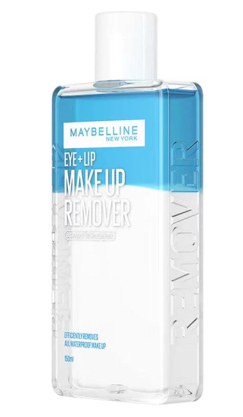 Maybelline Eye Lip Remover 150ml dual phase liquid bottle packaging