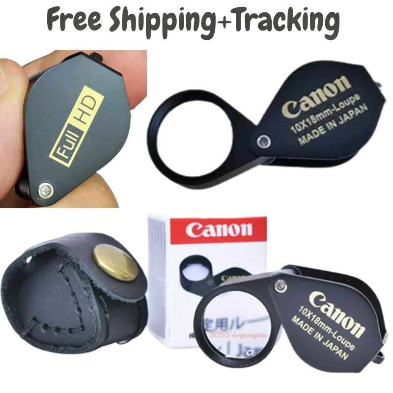 Canon 10x Magnifier 10x18mm jewelry loupe multi coated lens portable design
