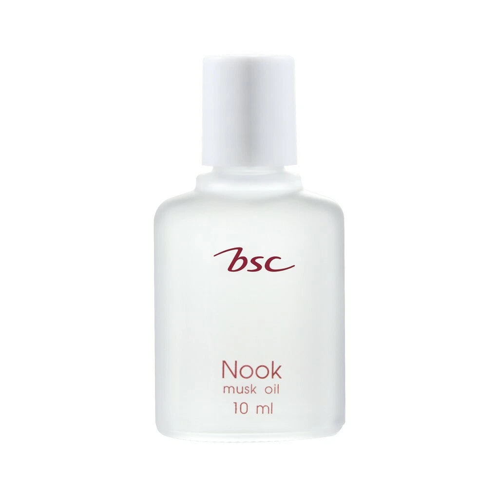 BSC Nook Musk Oil 10ml front view white bottle design