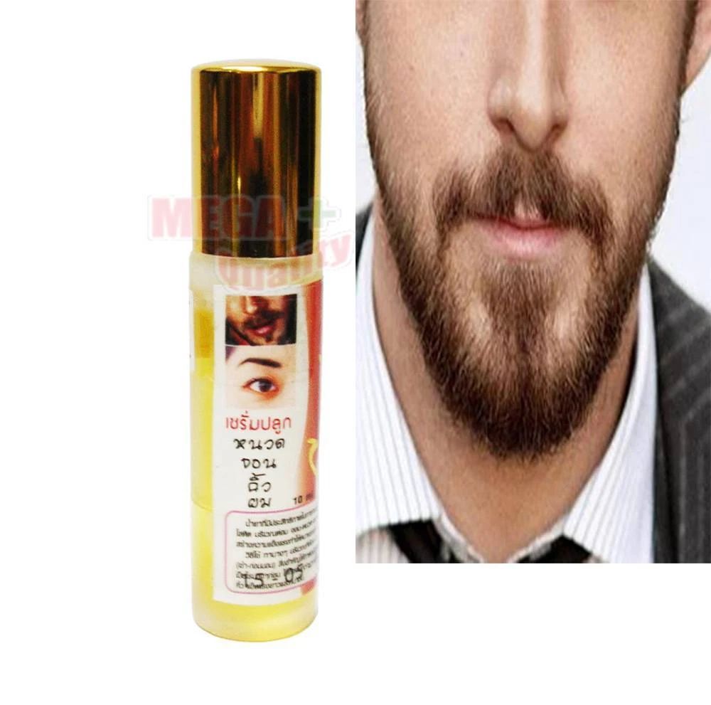Genive Hair Growth Serum beard facial hair application concept