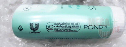Ponds Dual Acne Oil Powder bottle horizontal view on surface