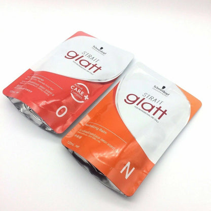 Schwarzkopf Glatt Professional Hair Straightener Curly Frizzy Styling Cream No 0