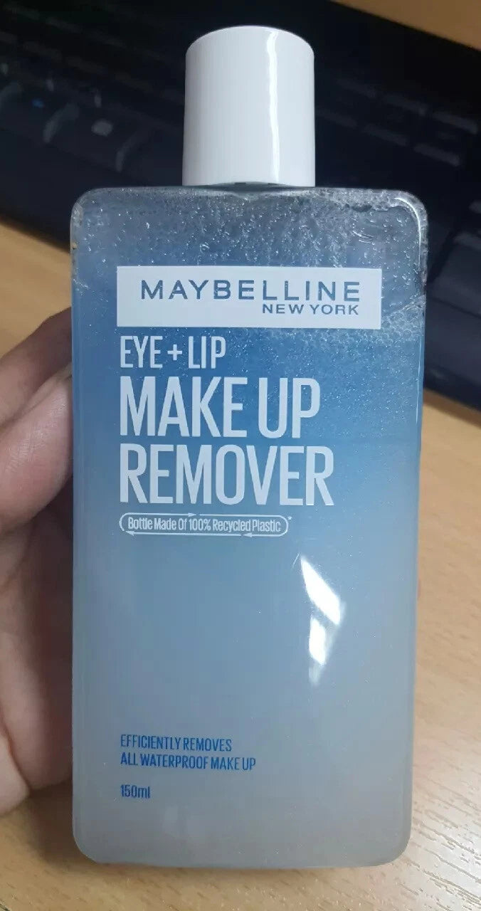Maybelline Eye Lip Remover waterproof gentle formula bottle front view