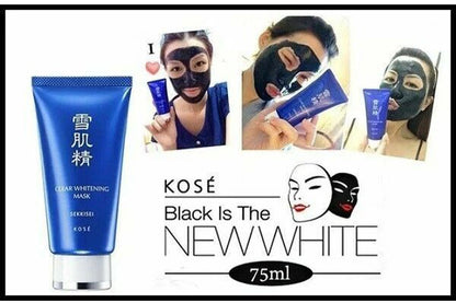 KOSE Sekkisei Peel Off Mask peel off texture and usage demonstration