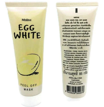 Mistine Egg White Mask front and back packaging product details view