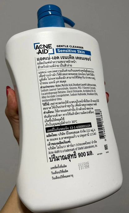 Acne-Aid Liquid 900 ml Family Size Bottle Cleanser Gentle For acne prone