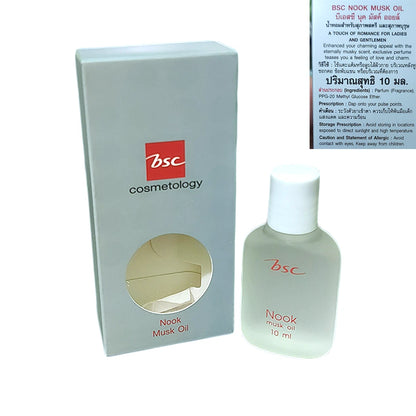 BSC Nook Musk Oil 10ml product with packaging and leaflet