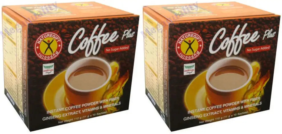 NatureGift Coffee Plus Instant Diet Coffee with Ginseng Fiber for Weight Loss 10 Sachets