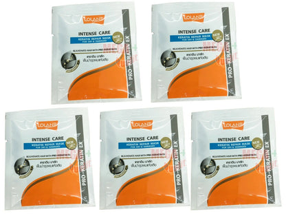 Lolane Keratin Repair Mask multiple sachets set intense care keratin repair