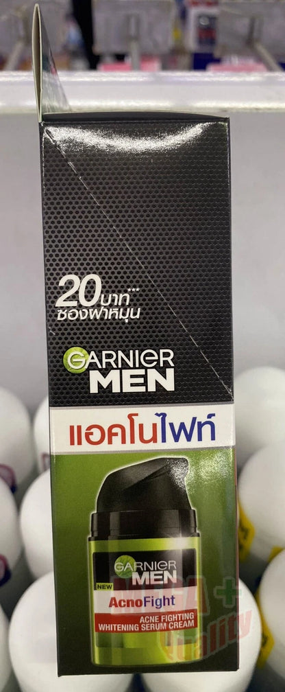 Garnier Men Acnofight Serum Cream men brightening serum cream for acne oil control skin care routine