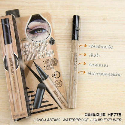 Sivanna Colors Eyeliner long lasting waterproof liquid eyeliner packaging and pen