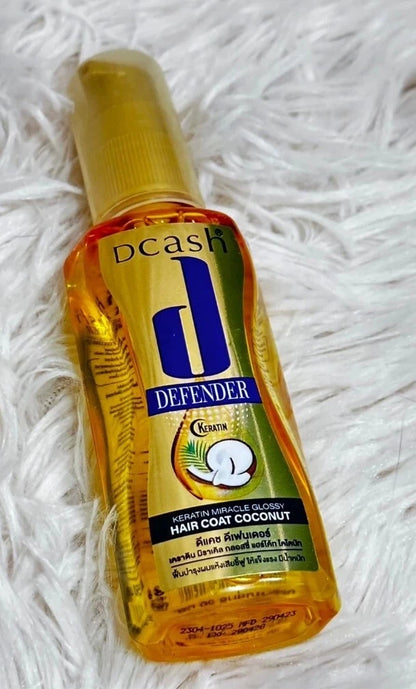 Dcash Defender Hair Coat coconut serum packaging full bottle