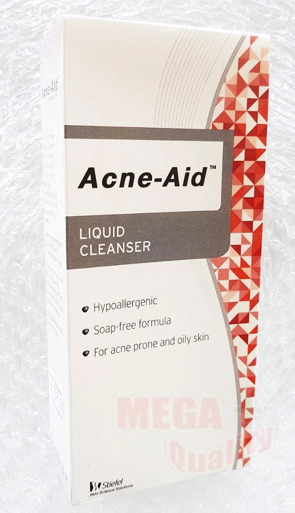 Acne-Aid Liquid Cleanser liquid cleanser box packaging front design