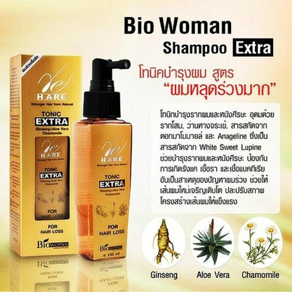 BIO WOMAN HAIR LOSS TONIC EXTRA STRENGTH TREATMENT FAST GROW REGROWTH REGROW