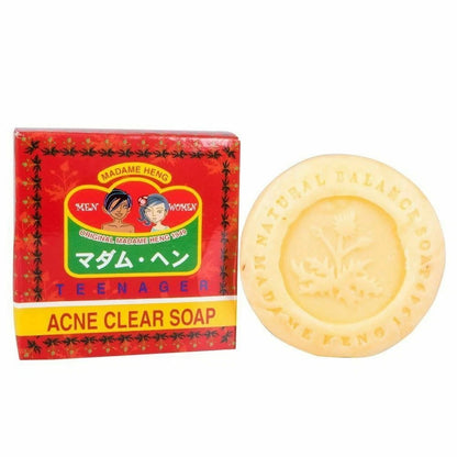 MADAME HENG Teenager Acne Clear Soap Bar 150g Anti Blemish Face Wash Herbal Care